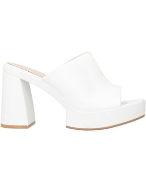 Jeannot Sandals Leather - White