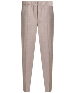 Peserico Pants Virgin Wool, Viscose, Polyamide, Elastane, Polyester - Gray
