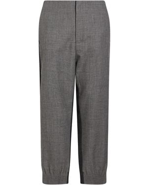 Thom Browne Pants Wool - Gray