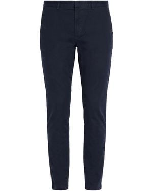 BOSS Pants Cotton, Elastane - Blue
