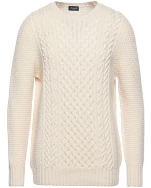 Drumohr Ivory Sweater Lambswool - Natural