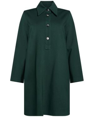 Shirtaporter Mini Dress Viscose, Nylon, Elastane - Green