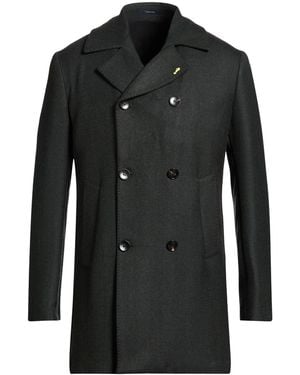 Guarinucci Dark Coat Polyester, Wool - Black