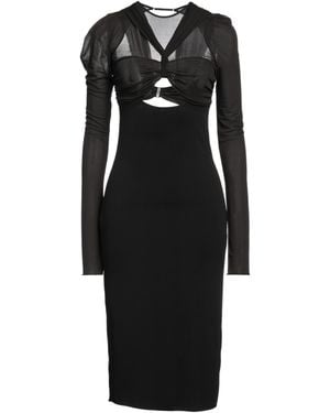 Nensi Dojaka Midi Dress - Black