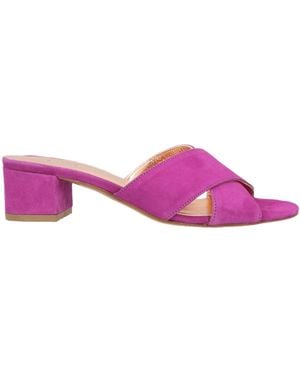 Baldinini Sandals Leather - Purple