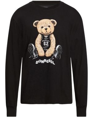 DOMREBEL T-Shirts - Black