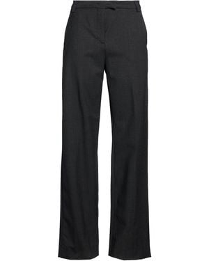THE LATEST Trousers Polyester, Virgin Wool, Elastane - Black