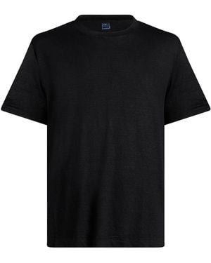 Fedeli T-Shirt Linen, Elastane - Black