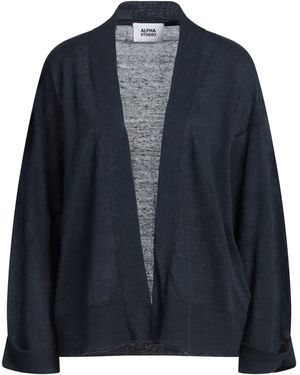Alpha Studio Strickjacke - Blau