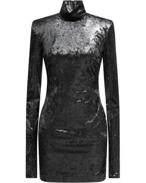 FACE TO FACE STYLE Mini Dress Pes, Elastane - Black