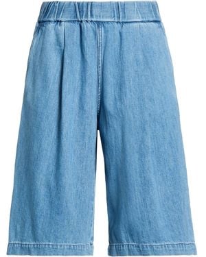 EBIT Denim Shorts Cotton - Blue