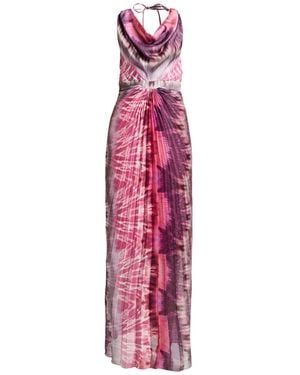 MILVA MI Maxi Dress Acetate, Elastane - Pink