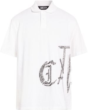 Just Cavalli Polo Shirt Cotton - White