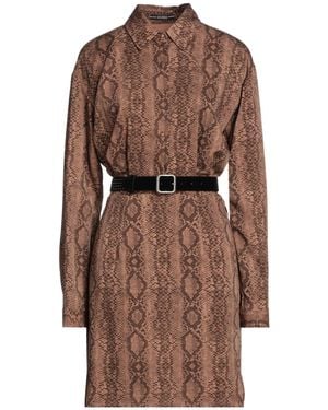 Guess Vestito Corto - Marrone
