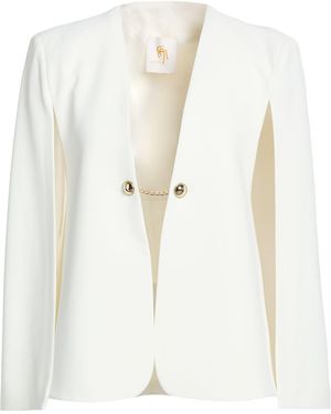 Gai Mattiolo Gm Jacket Polyester, Elastane - White