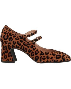 Status Camel Pumps Leather - Brown