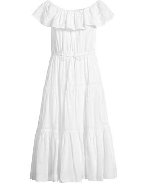 Ralph Lauren Midi-Kleid - Weiß