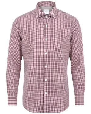 Brunello Cucinelli Burgundy Shirt Cotton - Purple