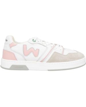WOMSH Sneakers Leather, Textile Fibers - White
