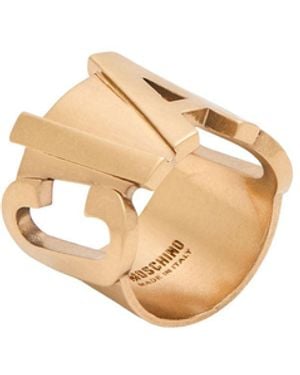 Moschino Ring Metal - Metallic