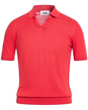 Alpha Studio Jumper Cotton - Red