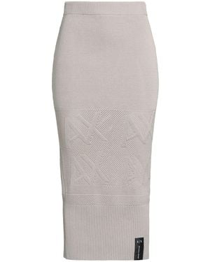 ARMANI EXCHANGE Midi Skirt Cotton - Grey