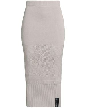 ARMANI EXCHANGE Midi Skirt Cotton - Gray
