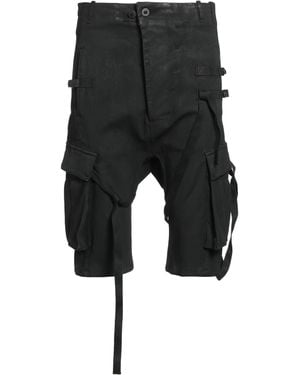 Boris Bidjan Saberi Shorts & Bermuda Shorts Cotton, Elastane - Black