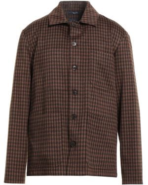 Drumohr Jacket Virgin Wool - Brown