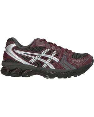 Asics Burgundy Sneakers Synthetic Fibers, Textile Fibers - Brown