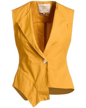 ALESSIA SANTI Tailored Vests - Metallic