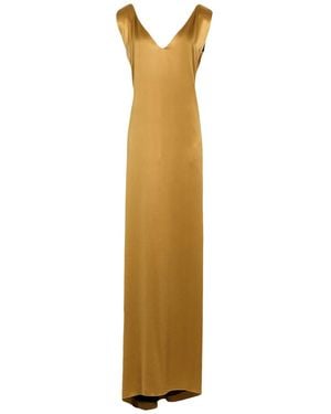 Stephan Janson Maxi Dress Silk - Metallic