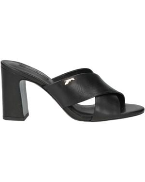 Patrizia Pepe Sandals Leather - Black