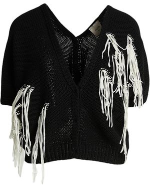 Alysi Cardigan Cotton, Polyester - Black