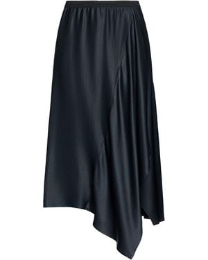 Tela Midnight Maxi Skirt Acetate, Viscose, Polyester - Blue