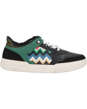 Missoni Dark Trainers Textile Fibres - Green