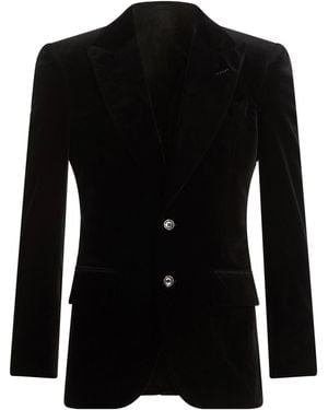 Tom Ford Blazer Cotton - Black