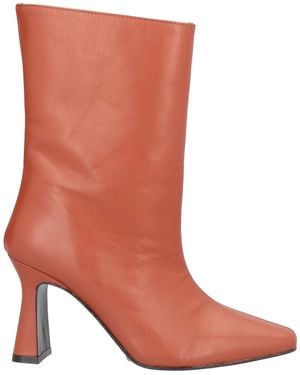 NCUB Tan Ankle Boots Leather - Brown