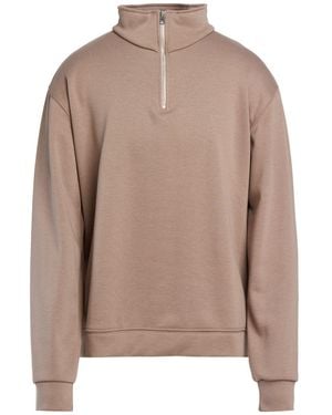 Berna Taupe Sweatshirt Polyester, Cotton, Elastane - Brown