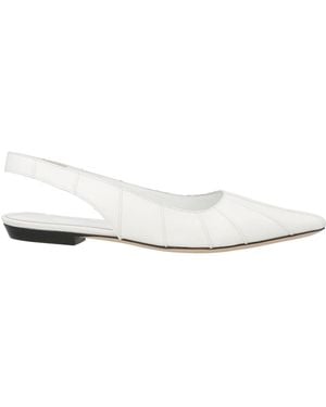 BY FAR Ballet Flats Leather - White