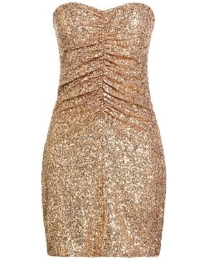 Siste's Mini Dress Polyester, Elastane - Natural