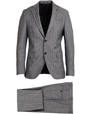 BRERAS Milano Suit Virgin Wool, Viscose, Polyester, Elastane - Gray