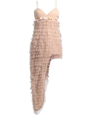 Nora Barth Sand Mini Dress Polyester, Elastane - Natural