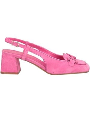 CafeNoir Fuchsia Court Shoes Leather - Pink