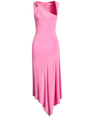 SIMONA CORSELLINI Maxi Dress Viscose, Elastane - Pink
