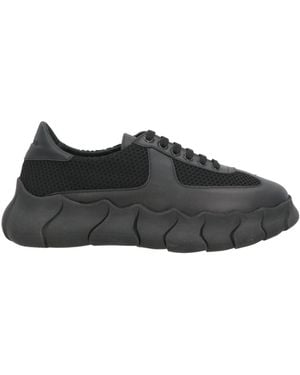 Testoni Lace-Up Shoes Creora Eco-Soft, Textile Fibers - Black