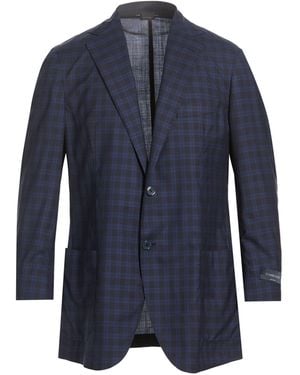 Tombolini Blazer Wool, Silk - Blue