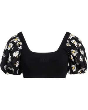 MSGM Top Cotton - Black