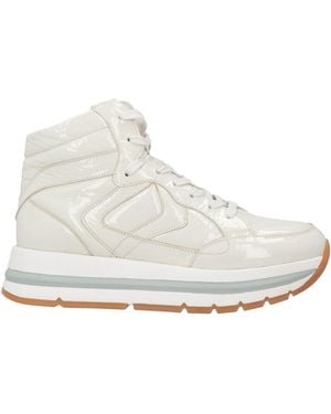 Voile Blanche Trainers Leather, Textile Fibres - White