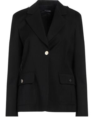 Cristinaeffe Blazer Polyester, Viscose, Elastane - Black